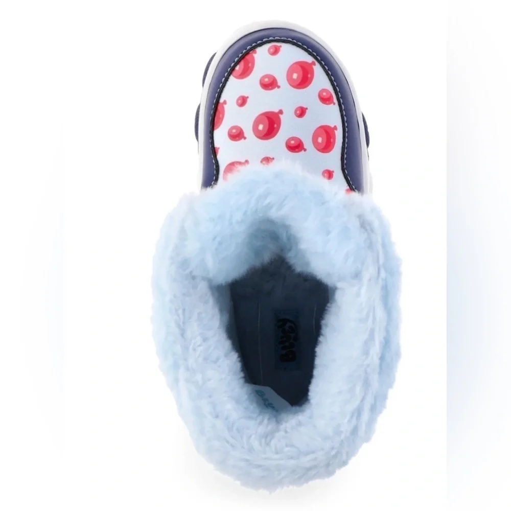 Bluey Toddler Kids Winter Boots with Faux Fur Trim size 9